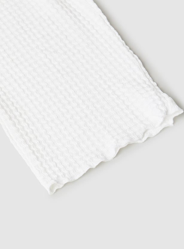 Girls Textured Track Pants