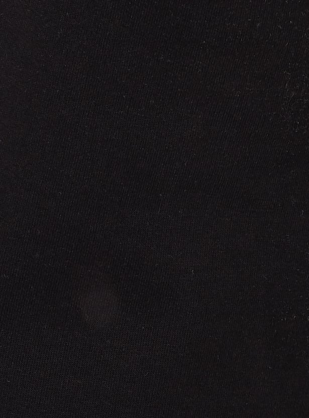 Girls Solid Cargo Joggers