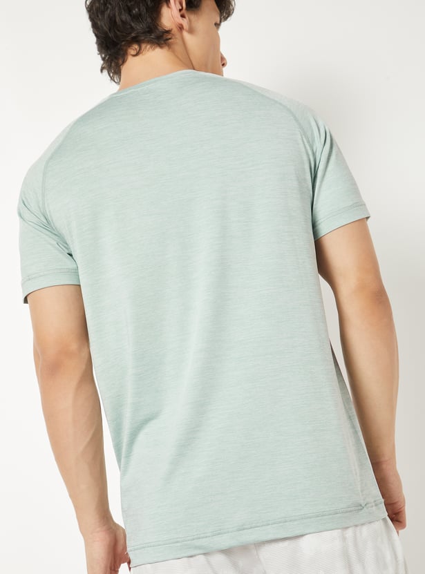 Men Heathered Athleisure T-shirt