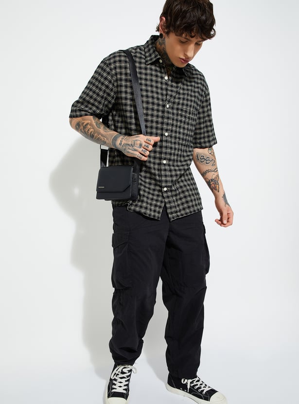URB_N Men Checked Shirt