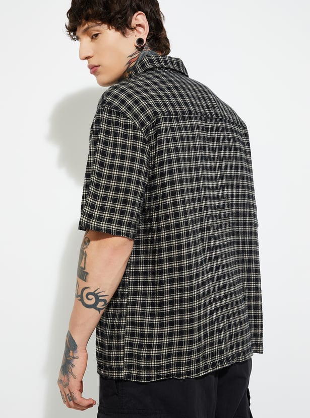 URB_N Men Checked Shirt