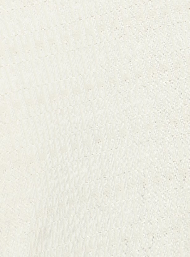 Women Textured T-shirt