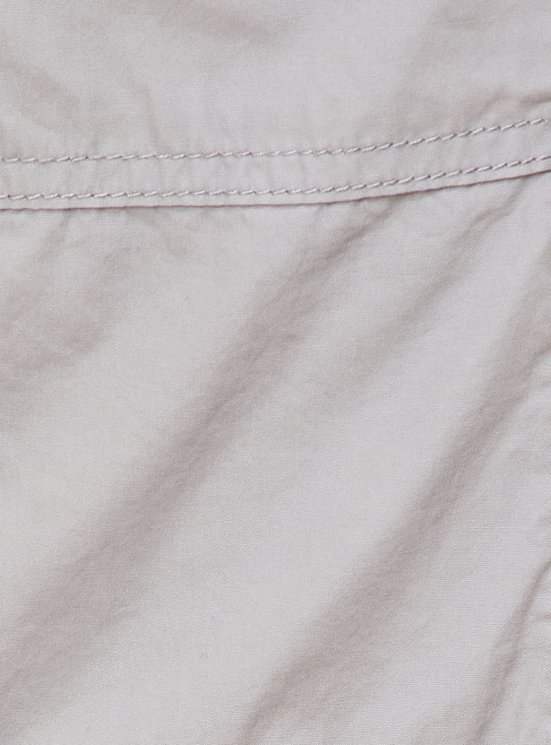 Women Solid Cargo Trousers