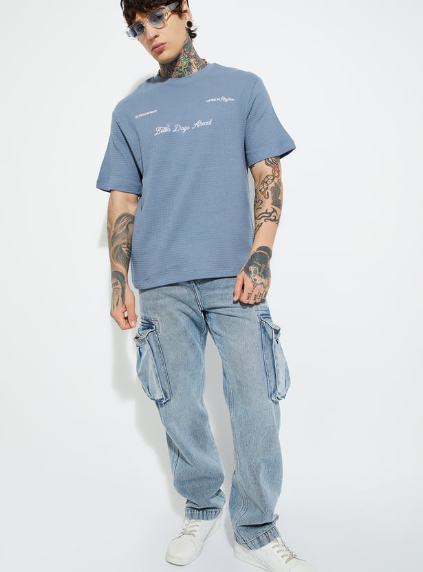 URB_N Men Textured T-shirt