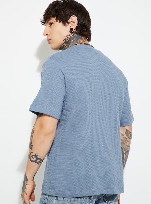 URB_N Men Textured T-shirt