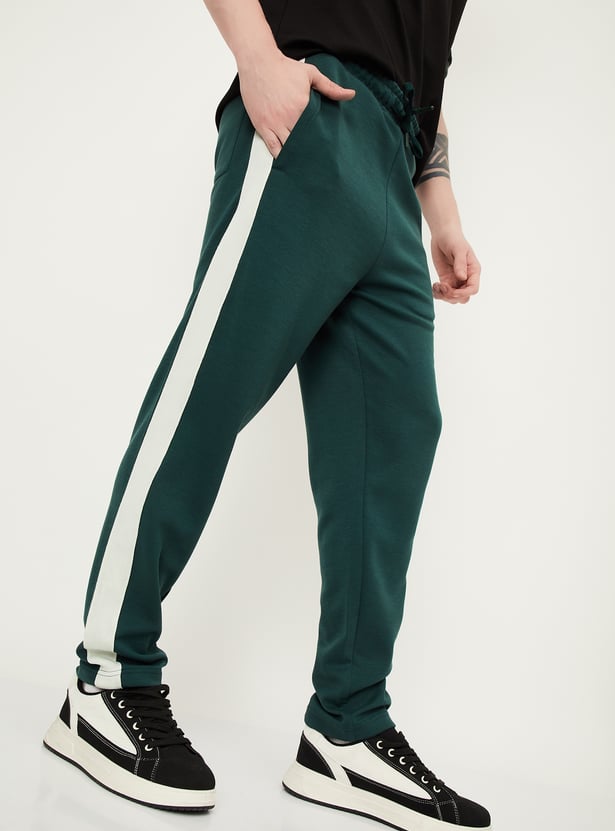 Men Side Taped Sports Track Pants