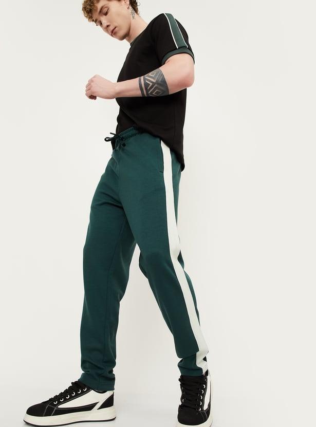 Men Side Taped Sports Track Pants