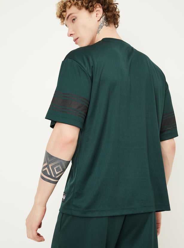 Men NFL Printed Oversized Sports T-shirt