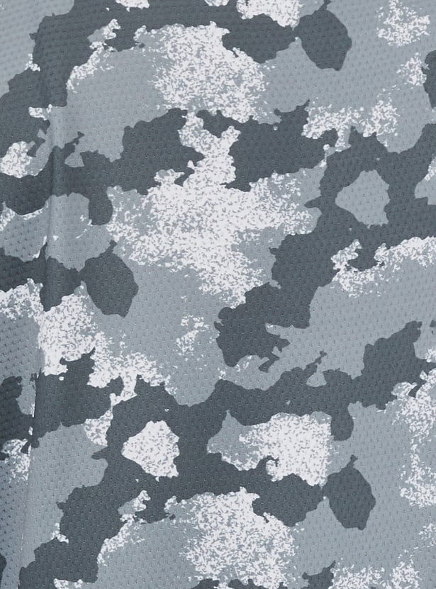 Men Camouflage Print Sports T-shirt