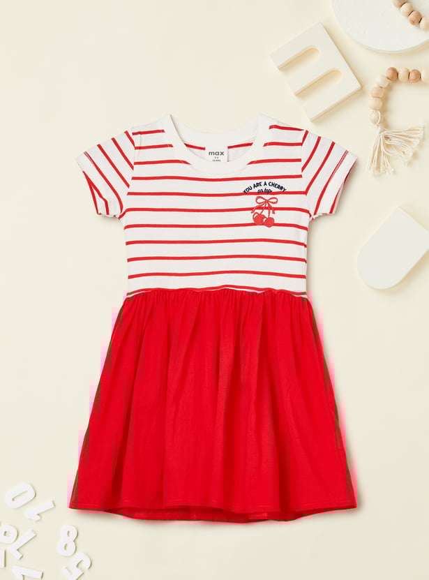 Girls Striped Dress