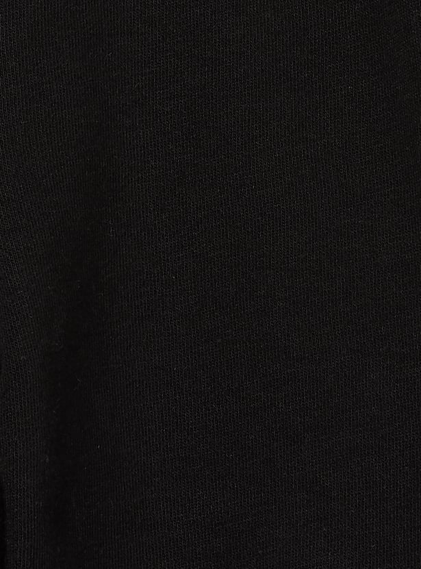 Girls Solid Cargo Track Pants