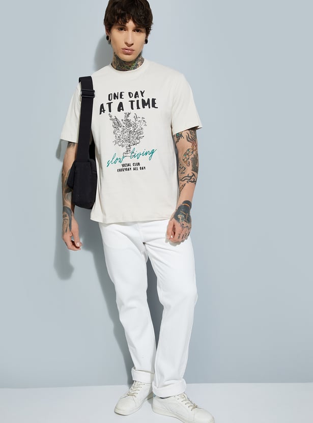 Buy URB_N Men Printed T-shirt Online at just Rs. 249.0