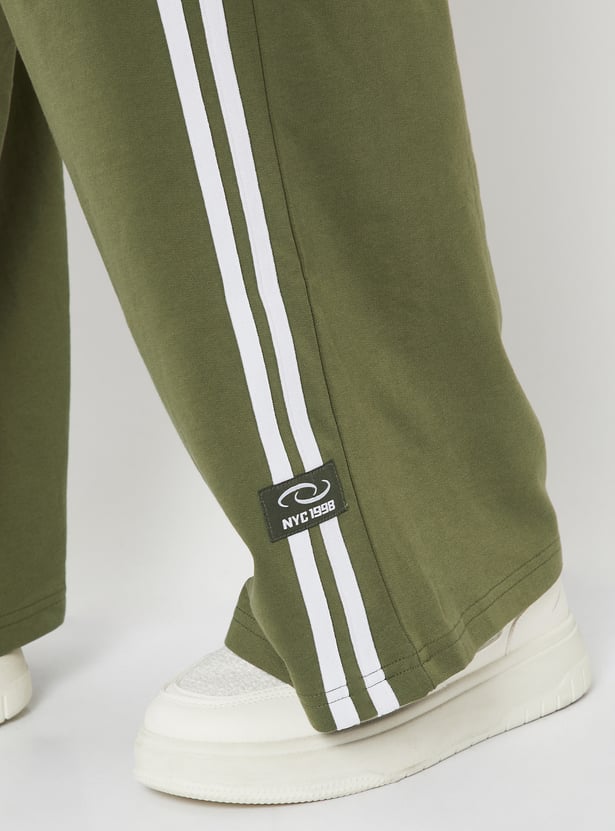 Women Side Striped Sports Track Pants