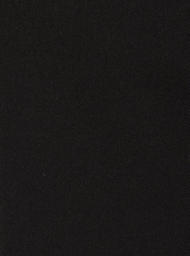 Women Textured Straight Fit Trousers