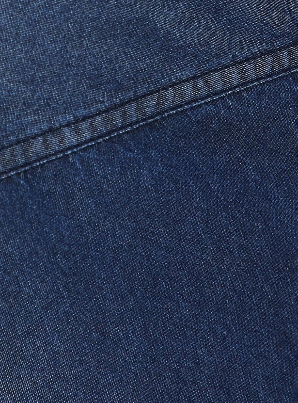 Women Washed Denim Shirt