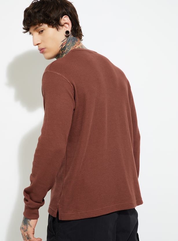 URB_N Men Textured T-shirt