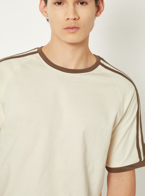 Men Side Taped Sports T-shirt