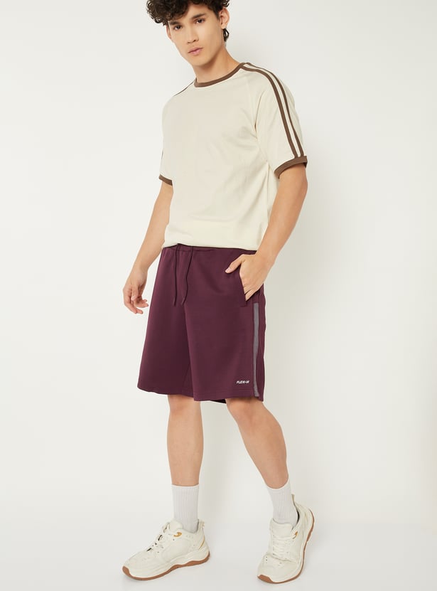 Men Side Taped Sports T-shirt