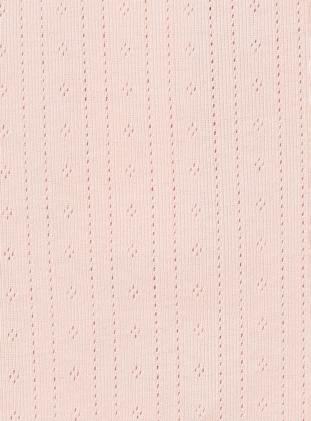 Girls Knit Polo T-shirt