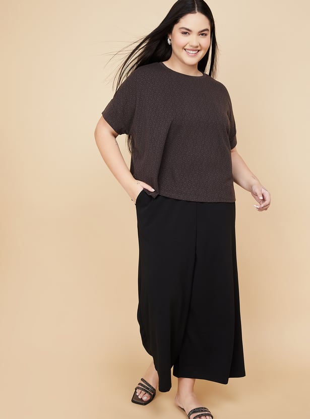 Women Floral Knitted Top