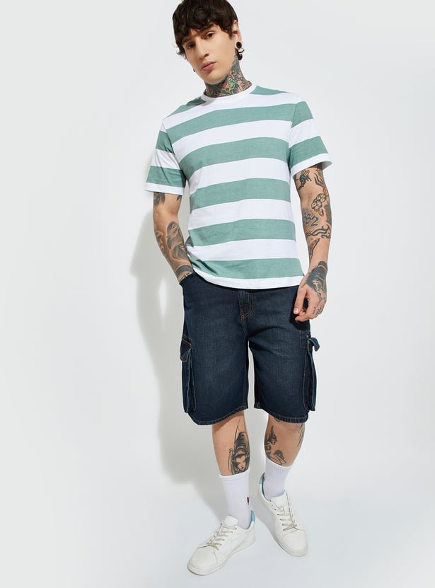 URB_N Men Striped T-shirt