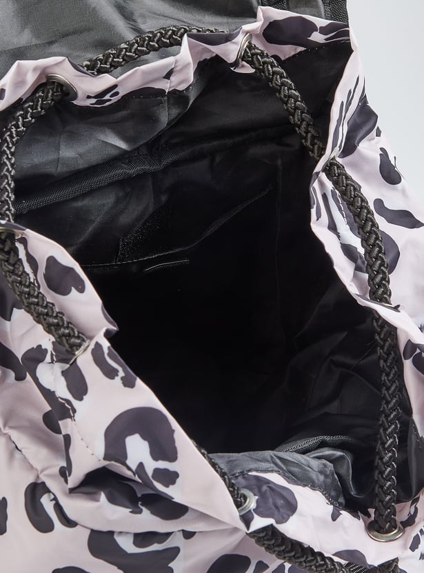 Women Animal Print Backpack