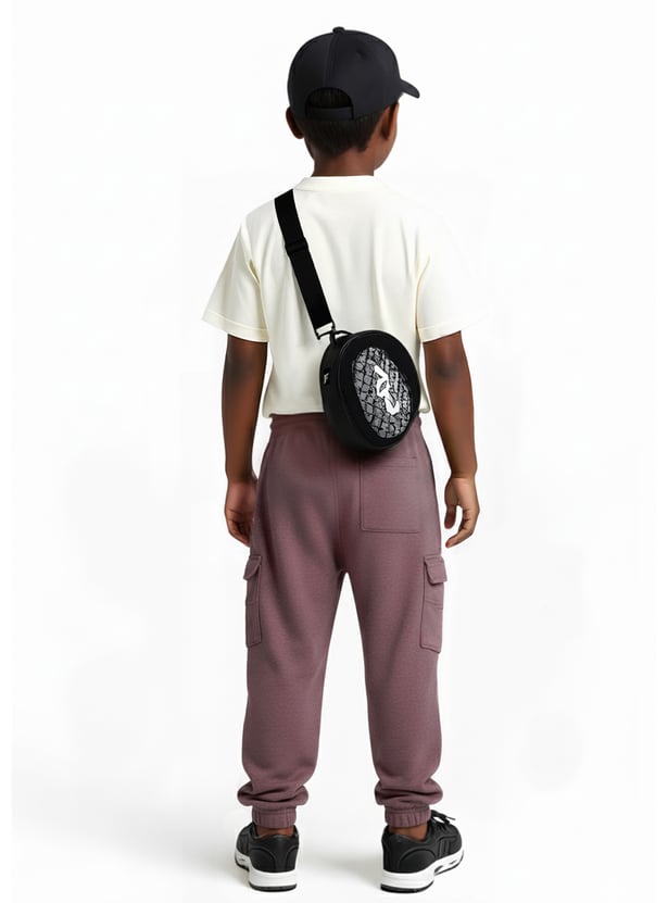 Boys Solid Cargo Joggers