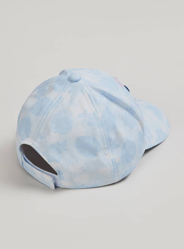 Girls Lilo & Stitch Applique Baseball Cap