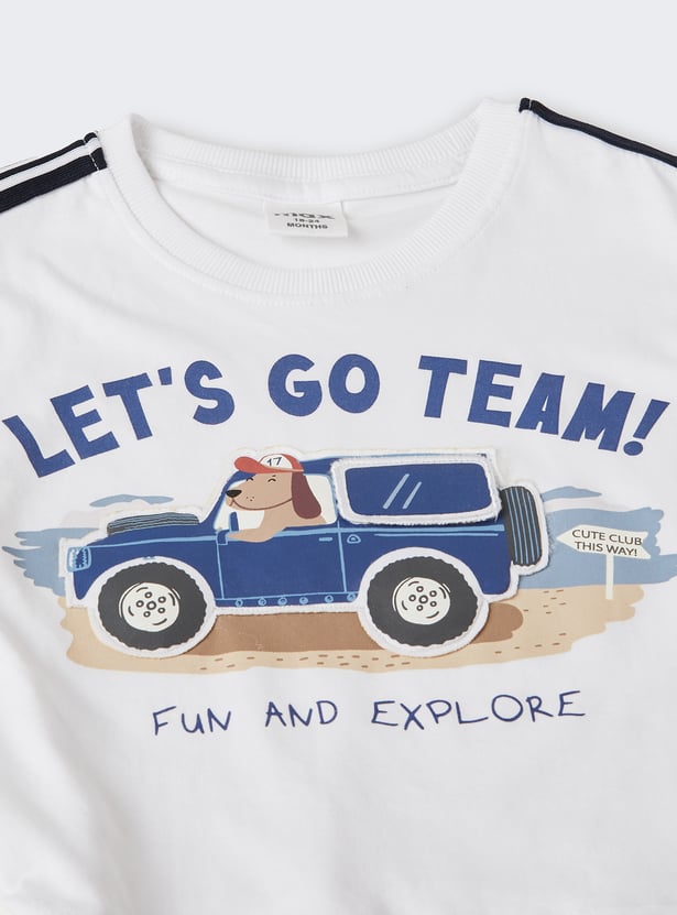 Boys Printed Joggers Set