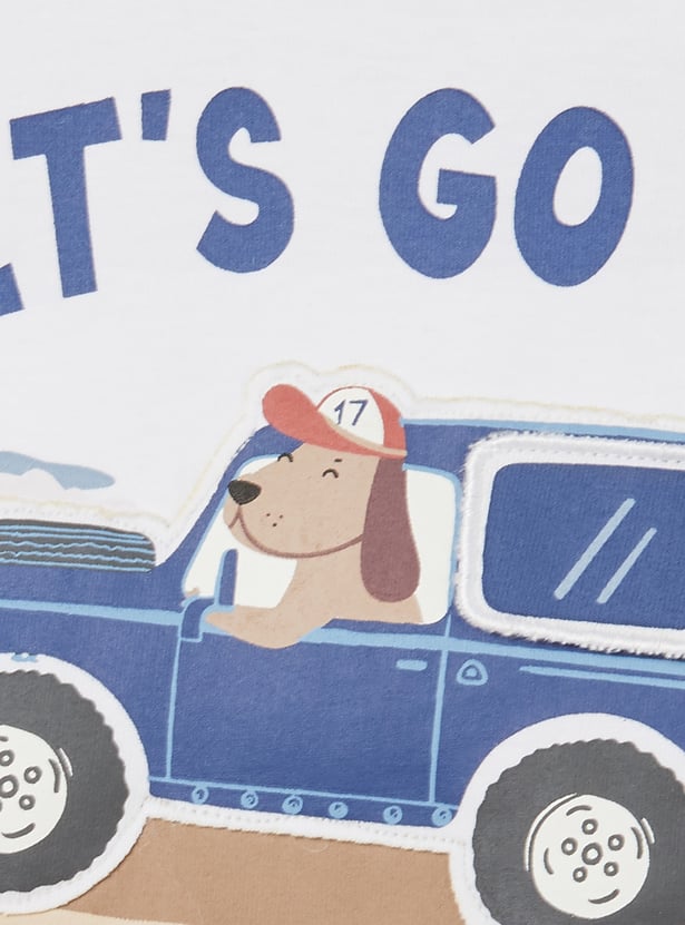 Boys Printed Joggers Set