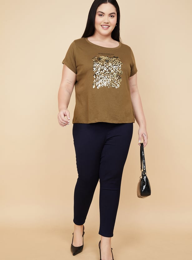 Women Solid Jeggings