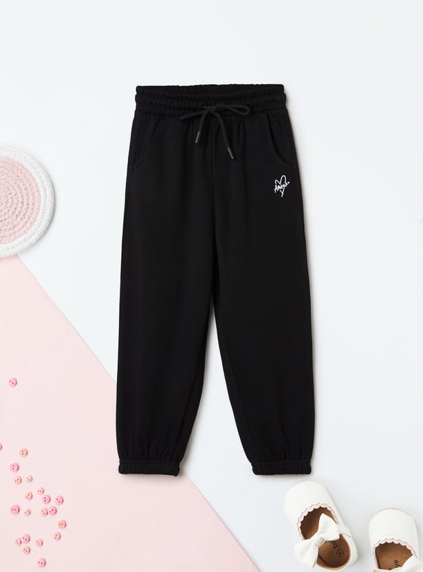 Girls Solid Joggers