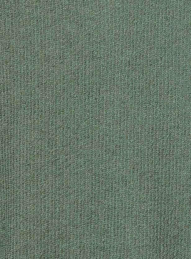 Boys Textured Polo T-shirt