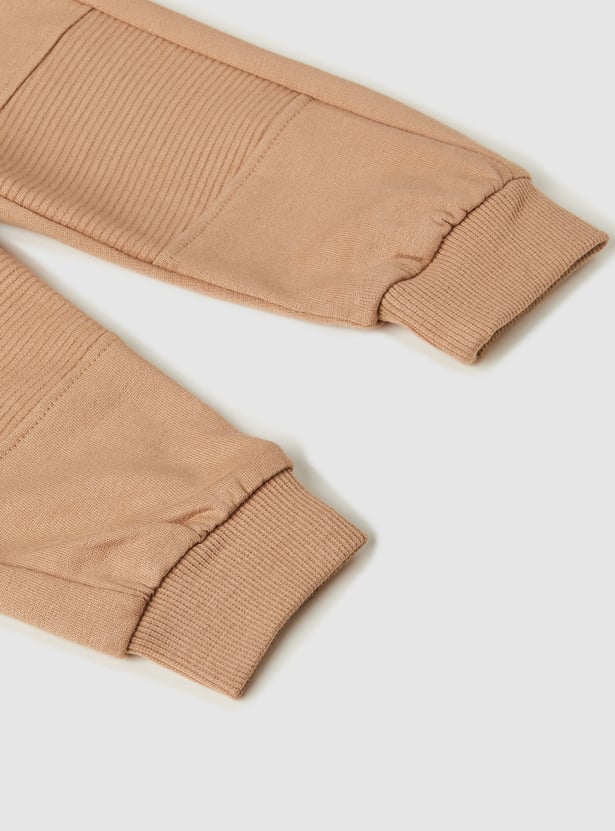 Boys Textured Joggers - Pack of 2