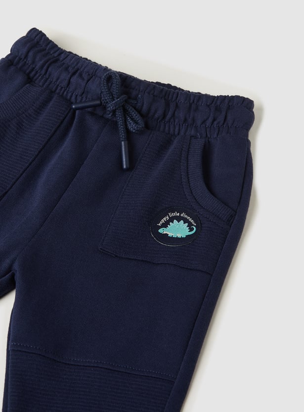 Boys Textured Joggers - Pack of 2