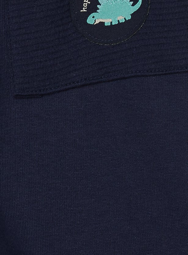 Boys Textured Joggers - Pack of 2