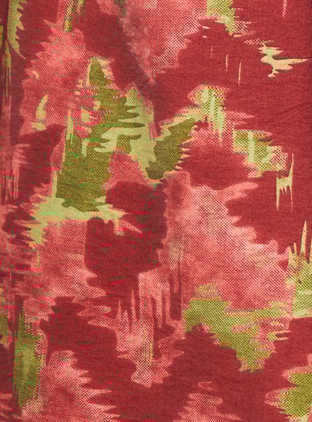 Women Printed Shirt Dress