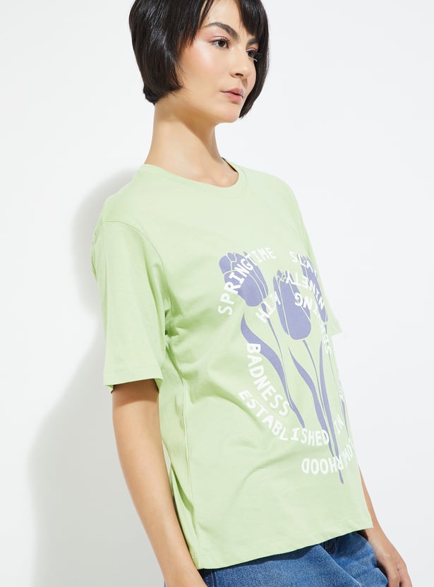 ALAYA F x URB_N Printed Relaxed Fit T-shirt