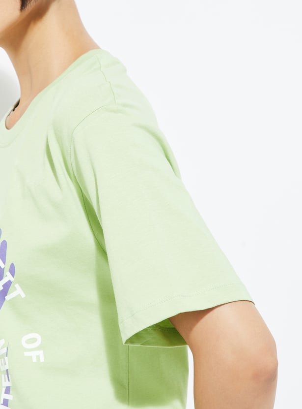 ALAYA F x URB_N Printed Relaxed Fit T-shirt