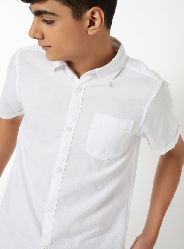 Boys Solid Shirt