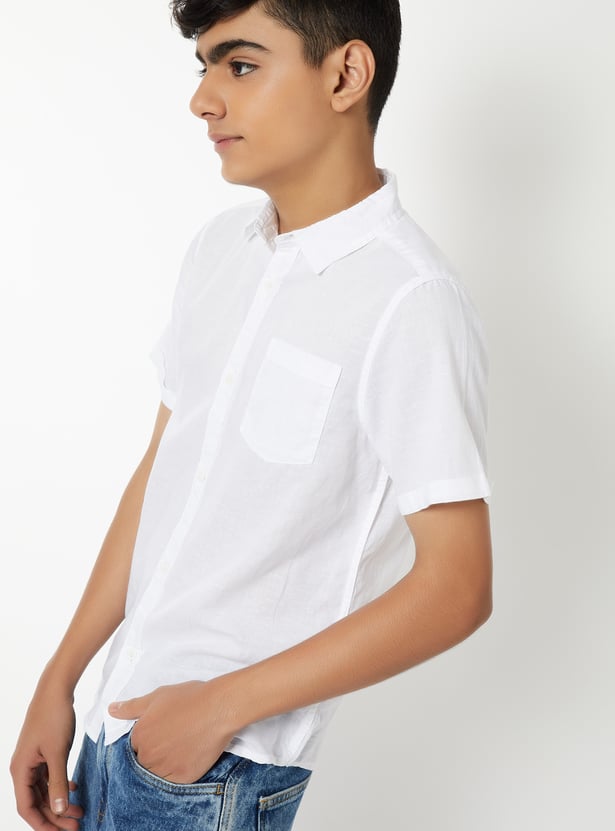 Boys Solid Shirt