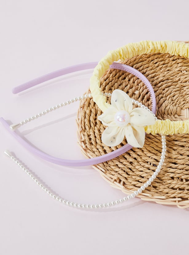 Girls Head Bands - Pack of 3