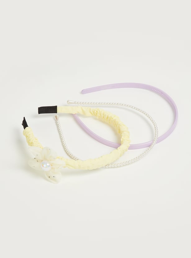 Girls Head Bands - Pack of 3