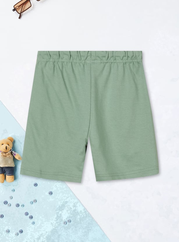 Boys Printed Shorts Set