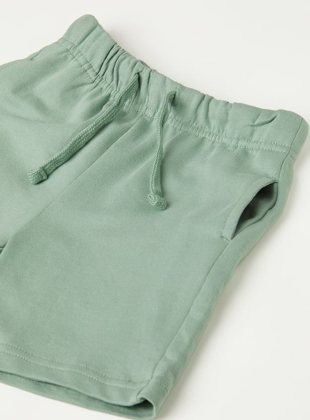 Boys Printed Shorts Set