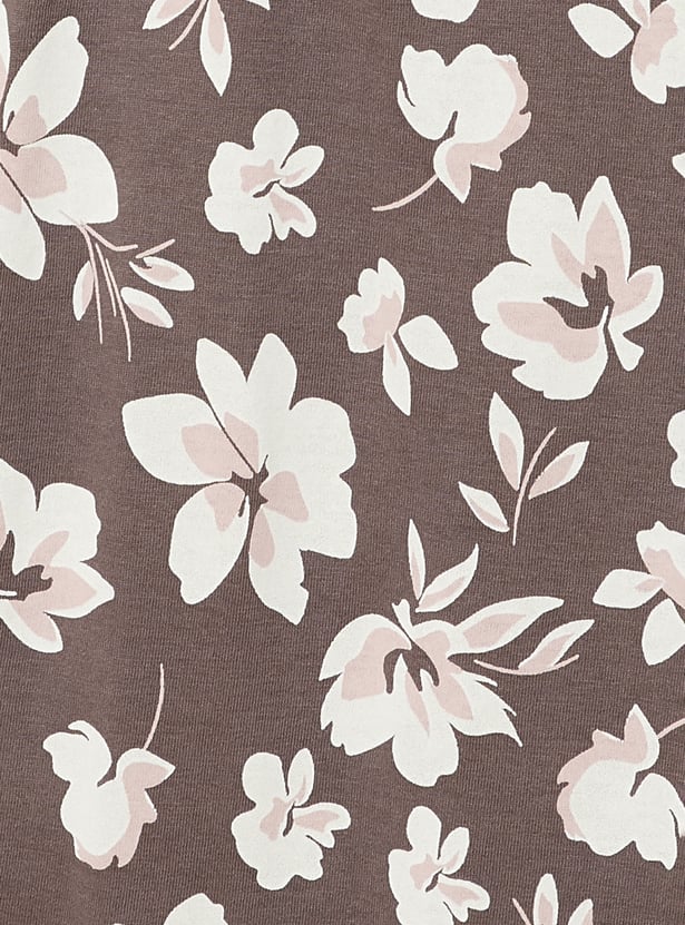 Women Floral Print Nightgown