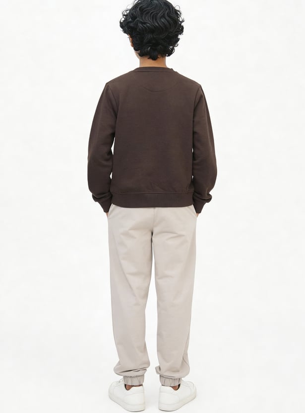 Boys Anime Print Sweatshirt