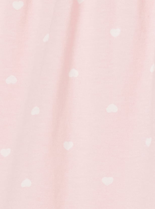 Girls Printed PJ Set