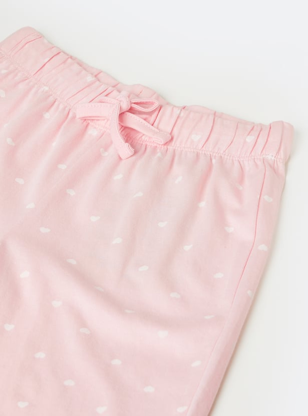 Girls Printed PJ Set