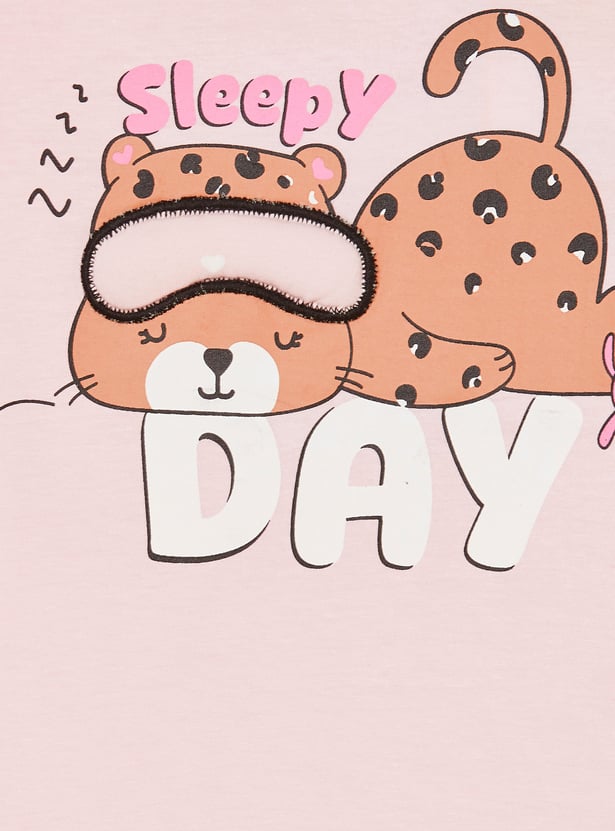 Girls Printed PJ Set